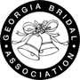 A black and white image of the georgia bridal association logo.